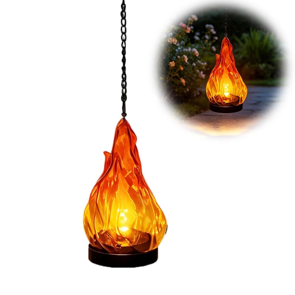 Outdoor Lighting Ip65 - LED Flickering Flame Lantern IP65 Waterproof