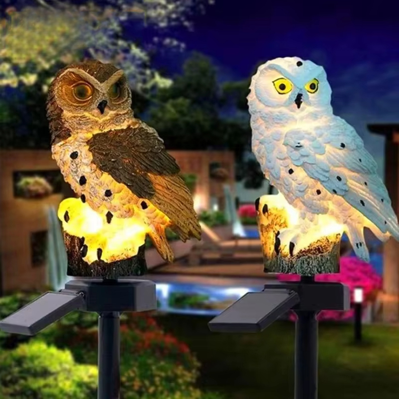 Solar Owl Garden Stake Lights  - огляд і ціна Outdoor Lighting And Landscape