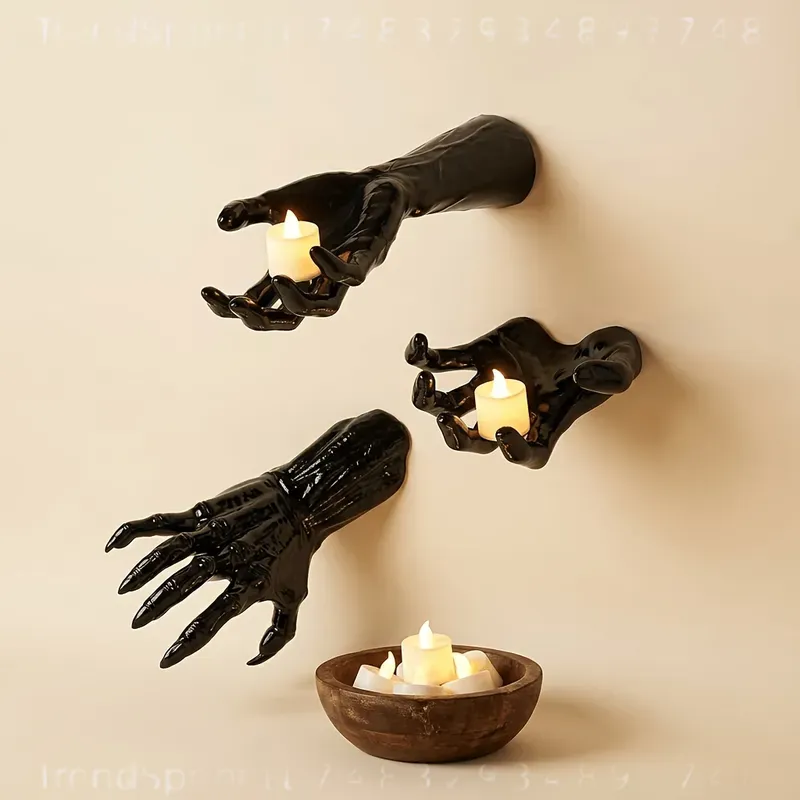 3 Pcs Halloween Wall Decor Lig - огляд і ціна Outdoor Lighting Black