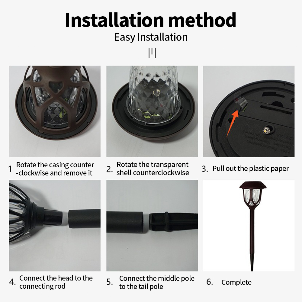 LED Solar Courtyard Lamp Outdo - огляд і ціна Outdoor Lighting Pathway