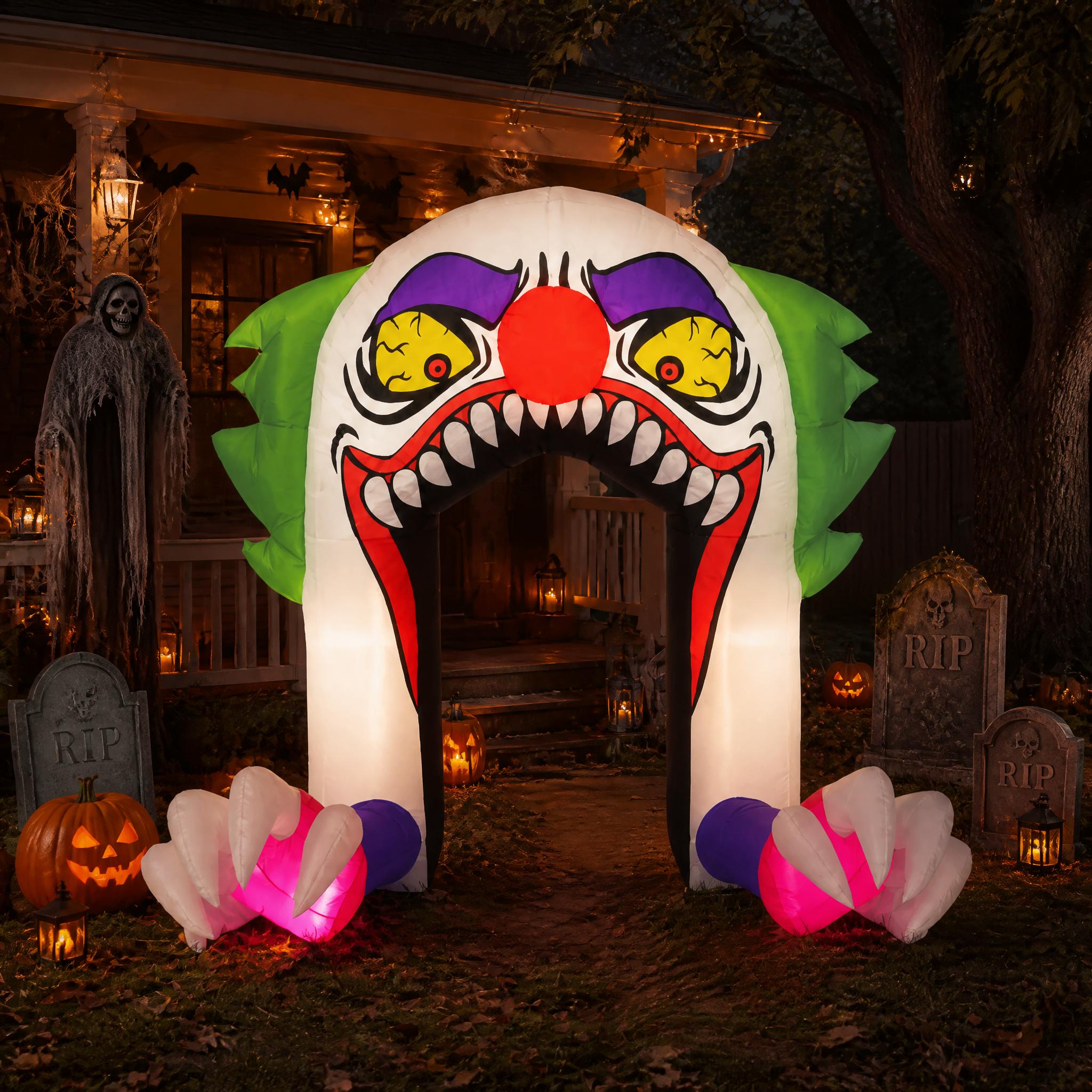 6 FT Inflatable Halloween Clow - огляд і ціна Outdoor Lighting Effects