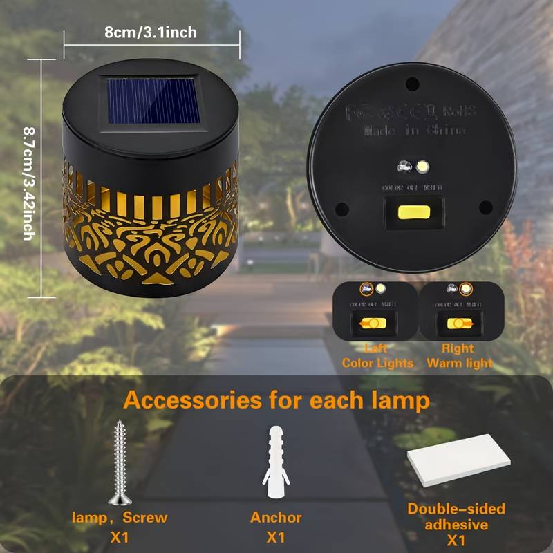 2-Pack Solar Garden Lights IP6 - огляд і ціна Outdoor Lighting Ip65
